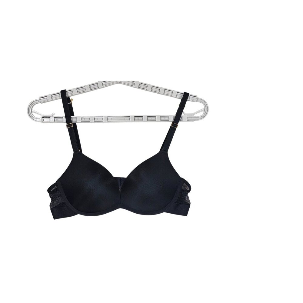 Lively Womens 34A Black Mesh Lace Bra Nylon & Spandex NWOT